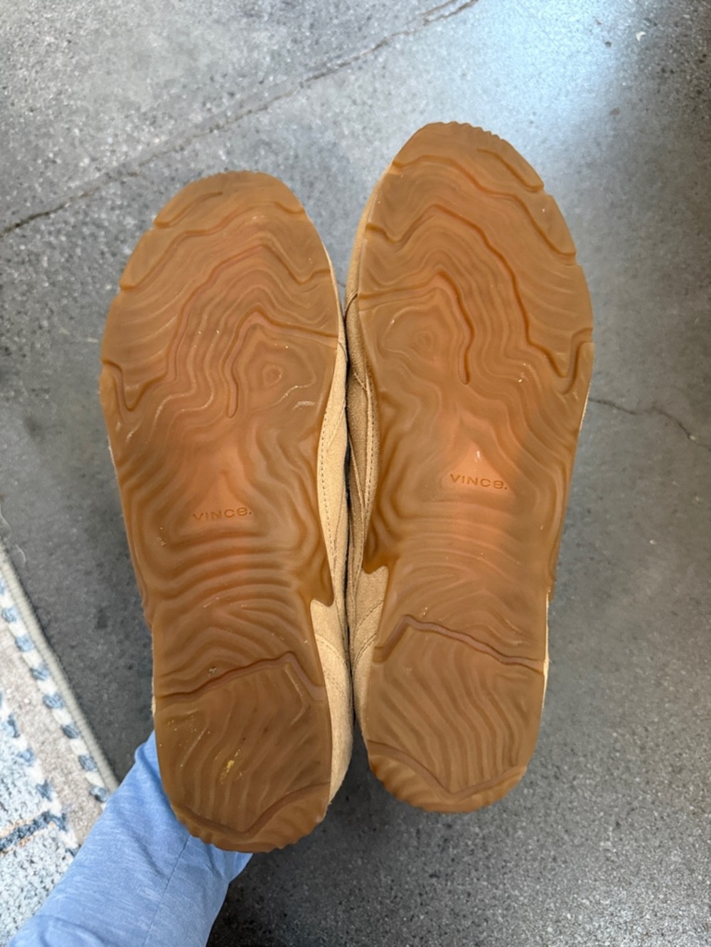 Vince Mojave suede sneakers size 10 sand trail - Picture 6 of 7